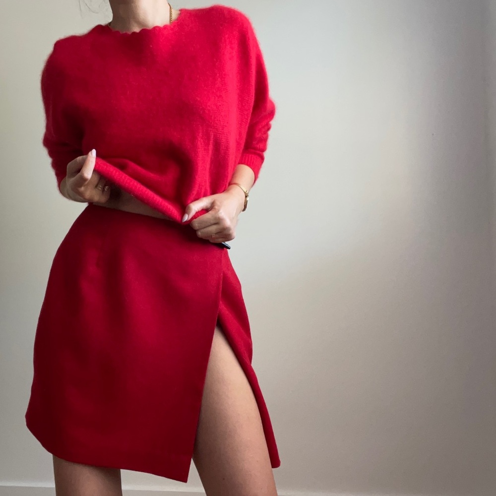Vintage angora sweater
